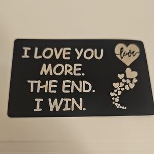 Love Quote Black and White Card